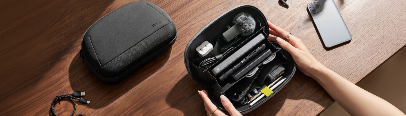 Organisateur d’accessoires enroulable